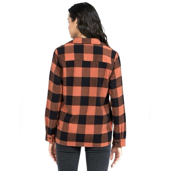Roxy Fall Flannel Shirt Shacket - Picture 2 of 8